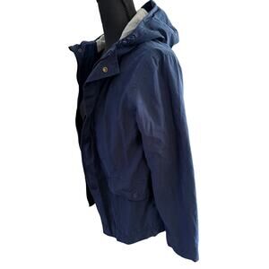 Boys Navy‎ Blue Lined Rain/Wind Jacket Size Med 10/12 by Old Navy